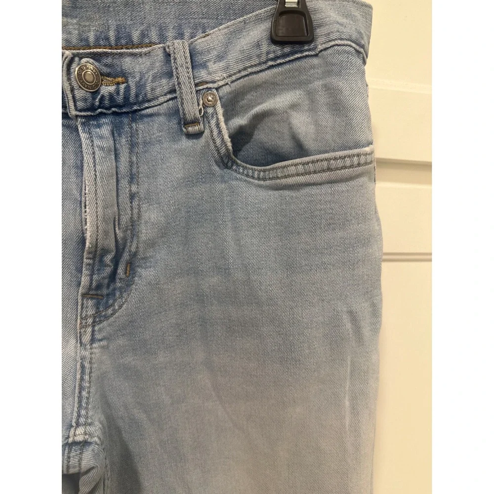 Old Navy Mens Straight Leg Light Wash Denim Jeans 31x32 Light Blue casual work